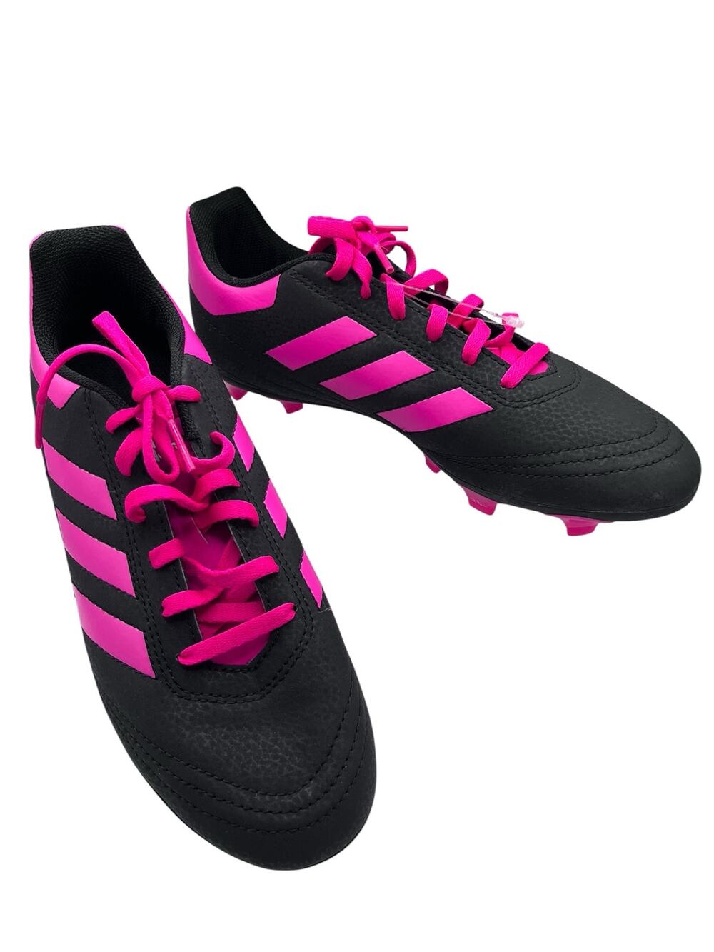 PUMA Future 8 Match FG/AG Jr Soccer Cleats Youth 5 Black Pink 108614-01